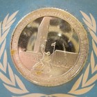 United Nations Official 25th Anniversary Commemorative Medal  Sterling Silver