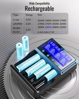18650 Battery Charger  Keenstone Smart Universal Charger Lcd Display For Recharg
