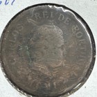 Portuguese India 1 2 Tanga 1901  Carlos I  Km 16 Old Rare Coin