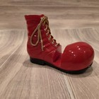 Rare Vintage Ronald Mcdonald Ceramic Business Card Holder Clown Shoe 4x3 Nice  