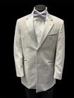 Platinum Tuxedo Jacket  monoco  - Vintage  Prom  Cruise  Gala  Black Tie