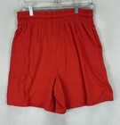 Vintage 90s Active Elements Men   s Sz Large Red Drawstring Shorts