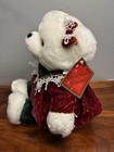 Snowflake Teddy 2002 Dan Dee Christmas Holiday White Bear Plush Stuffed Animal