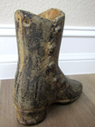 Vintage Cast Iron Boot Shoe Store Display Hanging Cobbler Sign Advertising 7 In