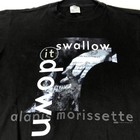Vintage 90s Alanis Morissette 1996 Tour 2 Sided Single Stitch Large Black Shirt