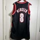 Adidas Nba Official Portland Trail Blazers Jersey Martell Webster  8 Large