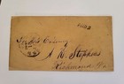  ras sep 1861 Confederate Stampless Richmond Stephens  buy Me A Repeater   Cover