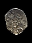    india    Ancient Gandhara Janapada Authentic Old 600 Bc Silver Coin Bowl Shaped
