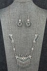 Turquoise   Sterling Silver Necklace Set - Kevin Leekity