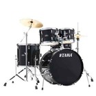 Tama Stagestar 5pc Drum Set W 22bd Black Night Sparkle