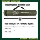 Smuggler 7 Compact Portable Travel Fishing Rod   Case 8 5    Spin  general Fishing