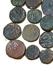 Big Lot Of 32 Coins Of Ancient  Medieval  Historical Coins Of India 100-1920s Ad