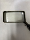 1920s Rectangular Brass Magnifying Reading Glass With Wood Handle excellent   