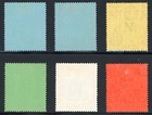 Bermuda 1938-1951 King George Vi Definitive Scott  123-128 Mint Xf Og Vlh Gem     