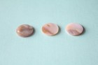 Trumpet  Key Buttons Real  Shell Natural Inlays  - 3 Pcs - New
