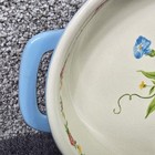 The Pioneer Woman Blue Oval Baking Dish Floral Stoneware Handles 12x9 Kitchen