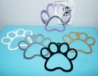 Leonberger Rescue Pals  4  Metal Dog Paw Ornament silver more Colors In Listings