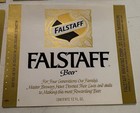 Vtg Falstaff Beer Bottle Label Lot Of 12 St Louis Brewery Nos
