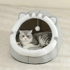 Large Warm Washable Cat Bed With Soft Warm Cushion Cat Kitten Pet Sleeping House