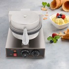 Commercial Ice Cream Cone Machine Waffle Cone Maker 110v Stainless Steel