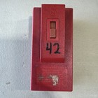 Vintage Motorola  Red   Minitor Pager With Belt Clip  Untested
