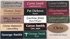 Name Badges   Tags -personalized Laser-engraved Magnet Back Or Pin Lasercrafting
