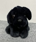 Fao Schwarz Black Lab Labrador Retriever Puppy Dog 9  Plush