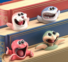 3d Wacky Animal Bookmarks