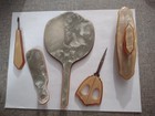 Art Deco Era Dresser Set  Hand Mirror Etc 