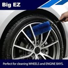 Ez Detail Big Wheel Brush     18-inch Flexible Nylon Rim   Barrel Cleaner Blue