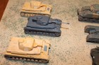 Corgi Wwii  4  M-4 Sherman   3  Pz Mk Iv   1  Churchill Mk Iii