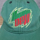 Vintage Mountain Dew Hat Cap Strap Back Green Red Do The Dew Promo Soda Pop Mens