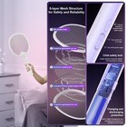 2pk Rechargeable Usb Mosquito Insect Fly Swatter 3-layer Bug Zapper Racket 2700v