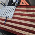 Anley 12 Pcs American Flag Stencil Set 50 Stars   1776 Betsy Ross Flag Template