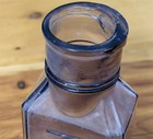 1890s Purple Manganese Glass Blown Bottle Kuner Relish Sauce Applied Top 5 75 