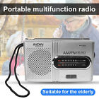 Portable Am fm Receiver Mini Radio Slim Pocket Compact Portable Small Radio R7s7