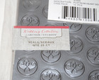 New Set Of 12 Sheets Silver Entwined Hearts 1  Wedding Seal Round Stickers 300pc