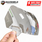 Maxshield Football Visor Clear Mirror    Clips Fits Shoc Hardware Speedflex F7