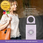 Personal Safety Alarm For Women Men   Kids - Keychain Alarm Self Defense Strobe