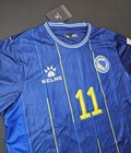 Bosnia   Herzegovina Home Football Soccer Jersey Shirt Edin Dzeko  11 World Cup