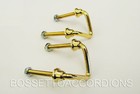 Accordion Gold Shoulder Strap Brackets Clasp V Style Gurtbefestigung Set Of 2