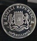 2016 Somalia Silver 100 Shillings Elephant  1oz Asw 