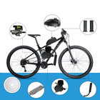 Black 100cc 2 Stroke Bicycle Engine Kit Gas Motorized Bike Air Cooled 26 28 