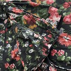 Vtg Ralph Lauren Cossette Isadora Floral Black Queen Duvet Cover French Cottage