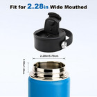 Flip Lid For Hydro Flask 12 16 18 20 32 40 Oz Wide Mouth Water Bottles