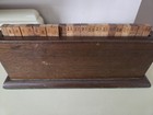 Vintage Letterpress Number Printing Blocks 1-22 Wood Mounted Metal Type W Holder