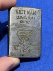Vintage Military Vietnam Zippo Lighter Engraved 1966-67 Snoopy Peanuts
