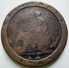 1797 Great Britain George Iii Cartwheel Penny     Soho Mint Copper     Ag g Details