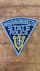  Lot Of 2 Massachusetts State   Police Officer  Iron On Patch 3 X 3 Inch