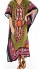 Dashiki Womens Kaftan African Long Dress Hippie Casual Caftan Boho Maxi One Size